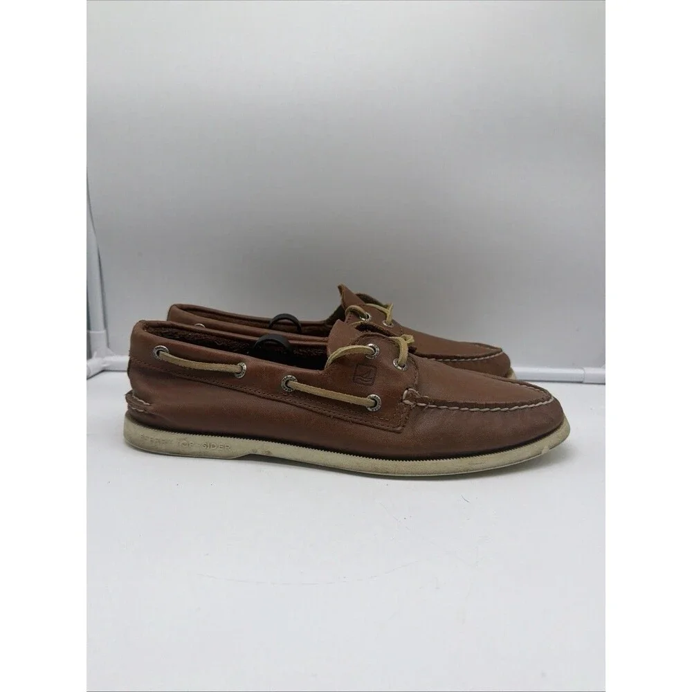 Sperry Original 2 Eye Boat Shoes Men’s 10.5 M Brown Leather 0532002